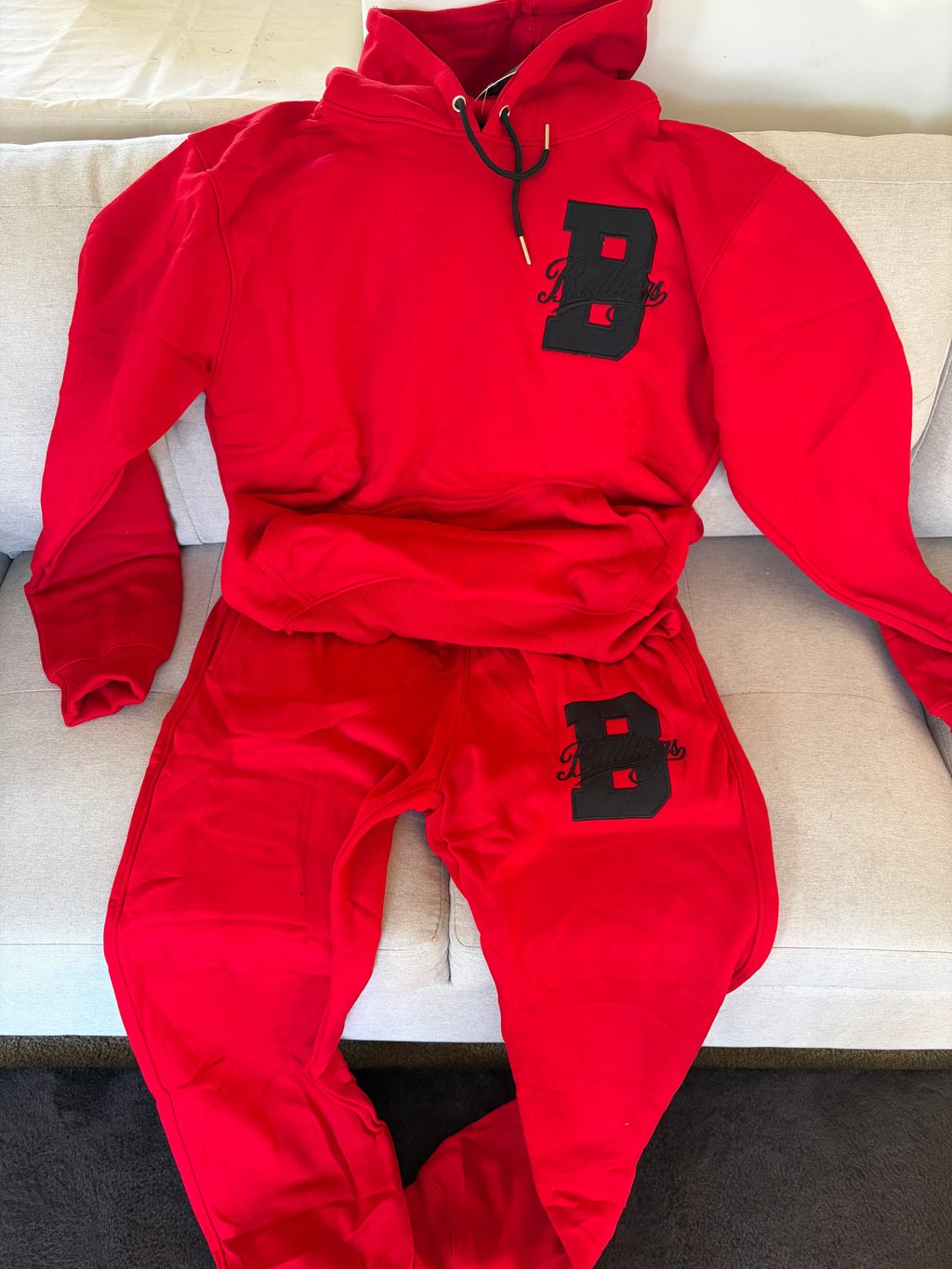 ADULTS Red and black tracksuit Pre order
