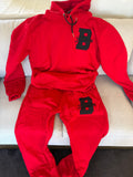 ADULTS Red and black tracksuit Pre order