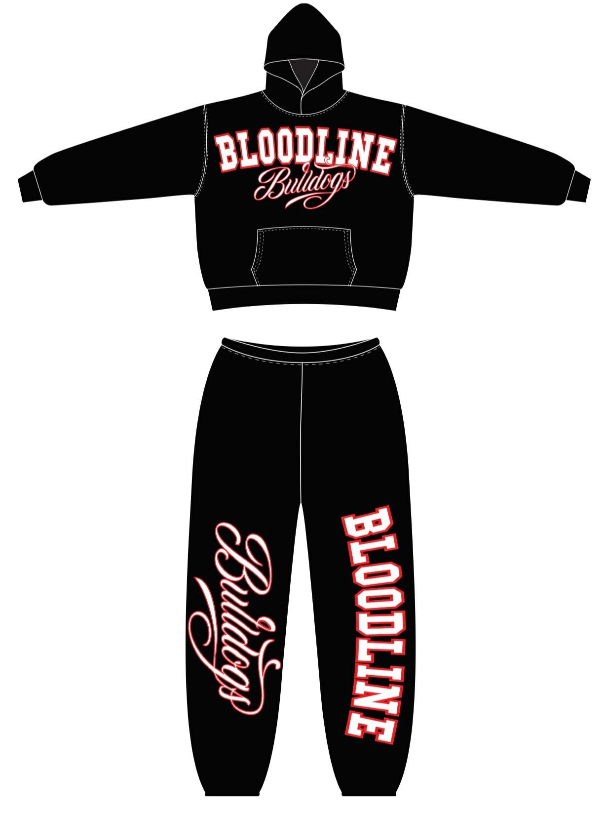 Bloodline Bulldogs Tracksuit PRE ORDER ONLY ALLOW 4 WEEKS
