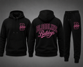 ADULTS Black and pink Tracksuit pre order